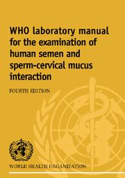 sperm manua|WHO laboratory manual for the examination and .